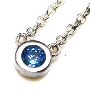 Tiffany & Co By the Yard Necklace Aquamarine Lightly Kantei kyoku Akanebe